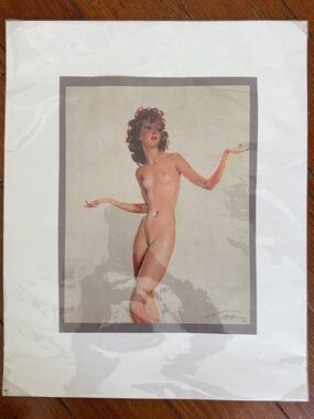 RARE - Art print bought years ago from the Bouquinistes in Paris